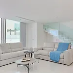 别墅 Seaview Luxury Jacuzzi & Pool! 2 Min 普罗塔拉斯