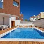 Seaview Luxury Jacuzzi & Pool! 2 Min 别墅 普罗塔拉斯